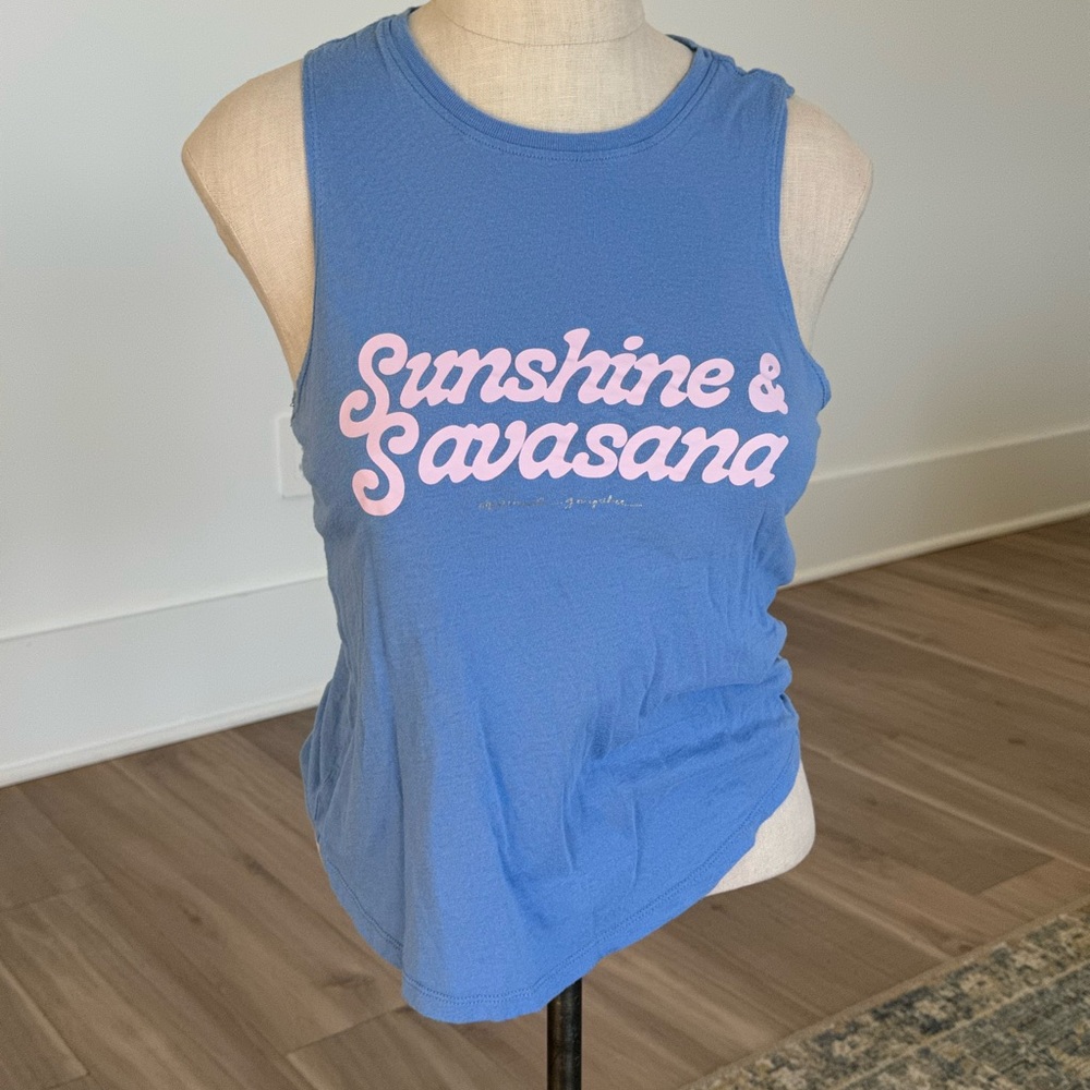 Blue spiritual gangster sunshine & savasana